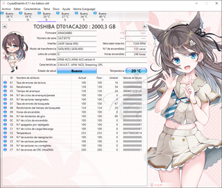 Lote 6 Discos Duros Toshiba 2TB SATA 3.5