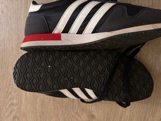 Zapatillas Adidas USA 84 Negras Rojas