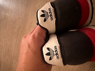 Zapatillas Adidas USA 84 Negras Rojas