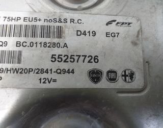 Centralita motor uce fiat 376816 55257726 qubo 1.3