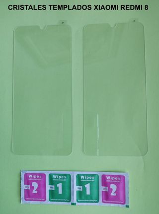 2 cristales templados Xiaomi Redmi 8