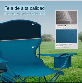 Juego 2 Sillas Camping Plegables HIGH POINT SPORTS