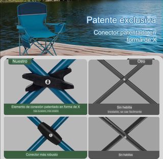 Juego 2 Sillas Camping Plegables HIGH POINT SPORTS