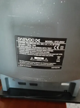 Televisor Daewoo DC Gris