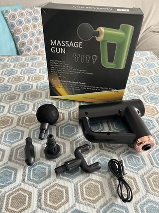 Pistola Masajeador Muscular Eléctrico