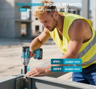 Llave de Impacto Seesii 900 Nm Sin Escobillas