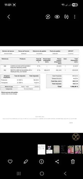 Kayak KOL Outdoor turquesa con ruedas