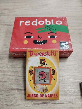 Redoblo y cartas Tamagotchi