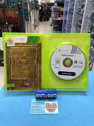 Gears of War 3 Xbox 360 PAL Castellano