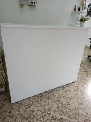 Recepción moderna color blanco