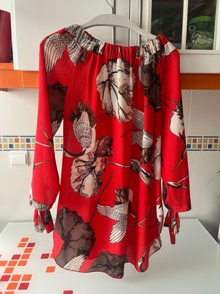 Camisa estampada mujer