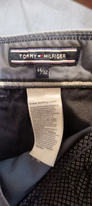 Pantalón Tommy Hilfiger Gris Azulado 44/32