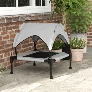 Cama Perro Elevada con Toldo