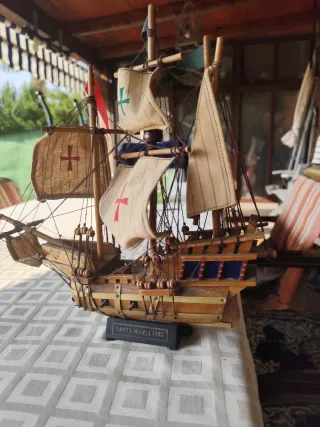 Maqueta Barco Santa María 1492