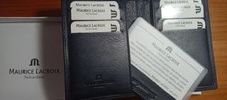 Cartera Maurice Lacroix, azul oscuro, Nueva