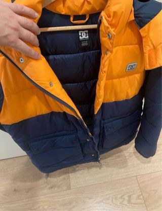 Abrigo DC Shoes Naranja y Azul