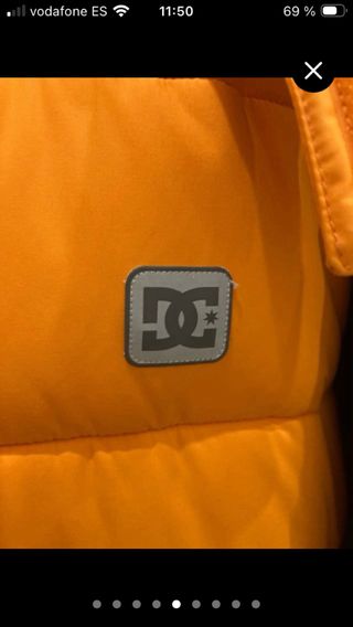 Abrigo DC Shoes Naranja y Azul
