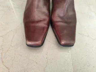 Botines Plumers piel marrón talla 38