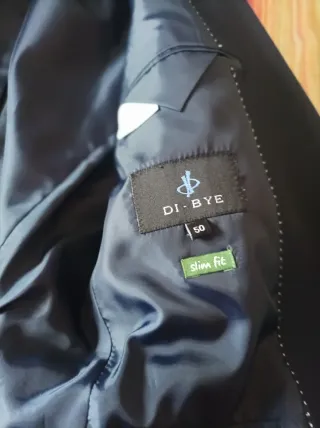 Traje chaqueta azul marino DI-BYE corte Slim
