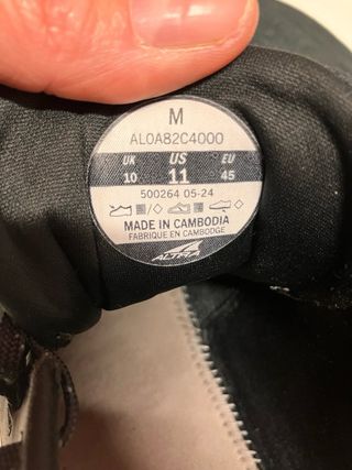 Altra Torin 7 Zapatillas Running Negro/Gris