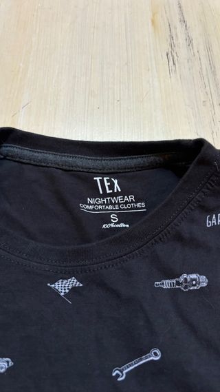 Camiseta TEX manga larga estampada Talla S