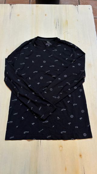 Camiseta TEX manga larga estampada Talla S