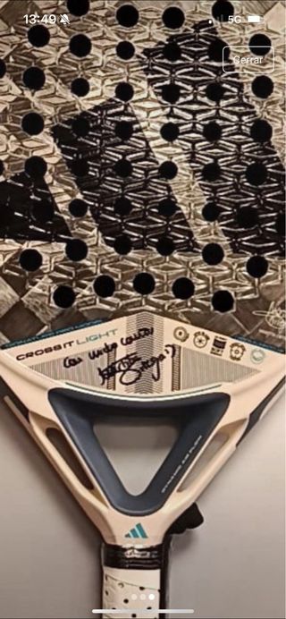 Pala Pádel Adidas Firmada Martita Ortega