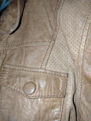 Chaqueta Piel Stradivarius Talla L