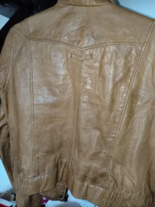 Chaqueta Piel Stradivarius Talla L