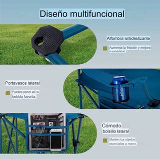 Juego 2 Sillas Camping Plegables HIGH POINT SPORTS