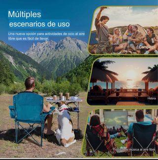 Juego 2 Sillas Camping Plegables HIGH POINT SPORTS