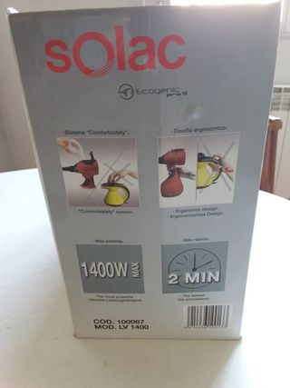 Vaporeta de mano Solac.
