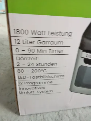 Freidora de aire 12L Stillstern