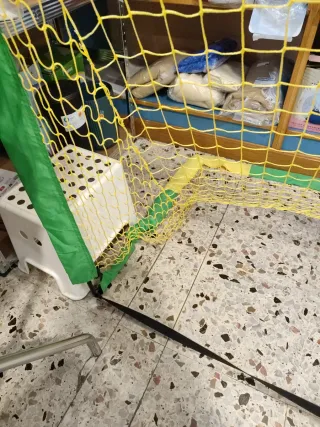 Portería de fútbol infantil