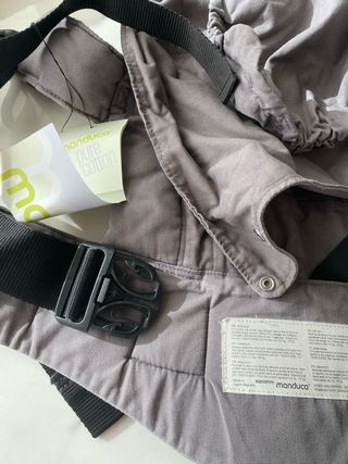 Mochila NUEVA Portabebés Manduca Pure Cotton Gris