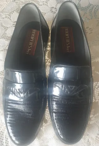 Mocassini neri Bookers by serpente