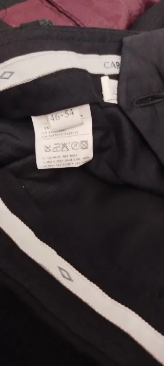 Traje de hombre talla 50 negro