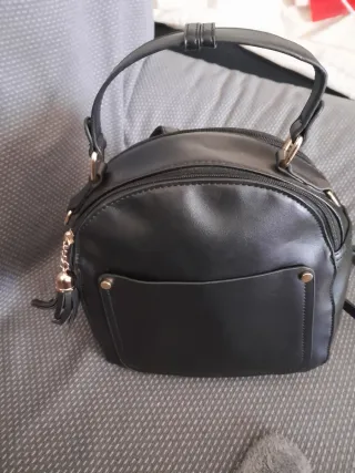 Bolso mochila mujer negro