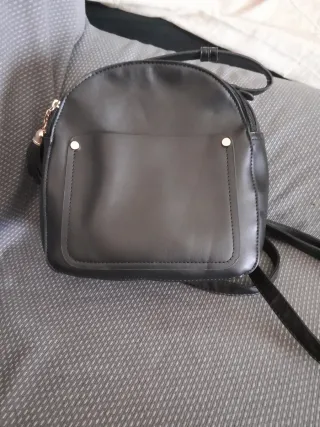 Bolso mochila mujer negro