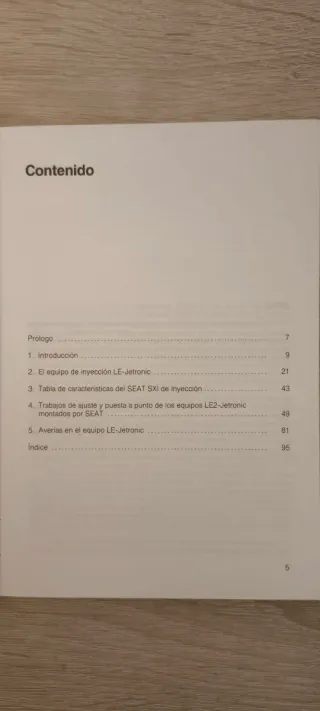 Guía Inyección Seat sxi Ibiza Málaga