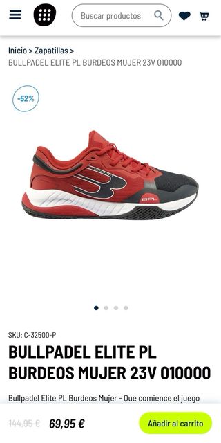 Zapatillas Bullpadel Gemma Triay 41