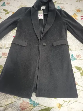 Abrigo negro mujer XS
