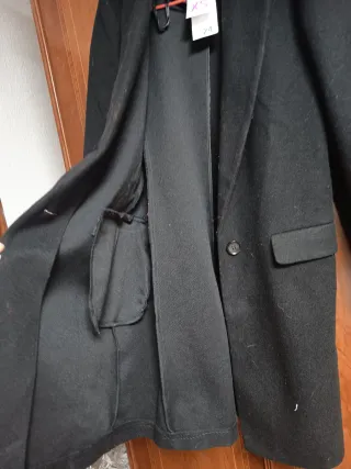 Abrigo negro mujer XS