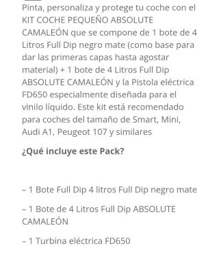 FullDip Vinilo Líquido Spray Wrapping