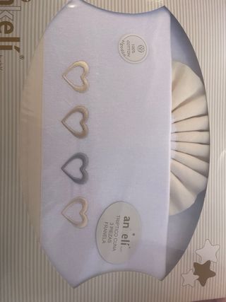Sábana Cuna Franela Algodón 100% 3 Piezas