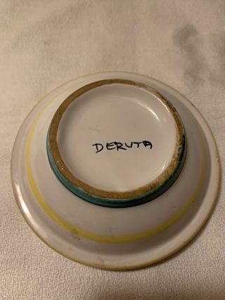 Posacenere ceramica Deruta