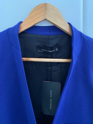 Blazer Azul Zara Talla L