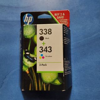 Cartucce HP 338 + 343 2-Pack