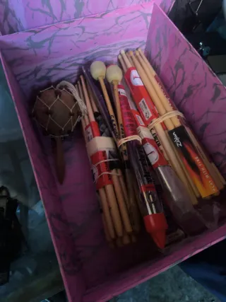 Conjunto equipo de música con todo lo que se ve.