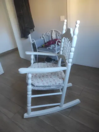 Mecedora madera bebé